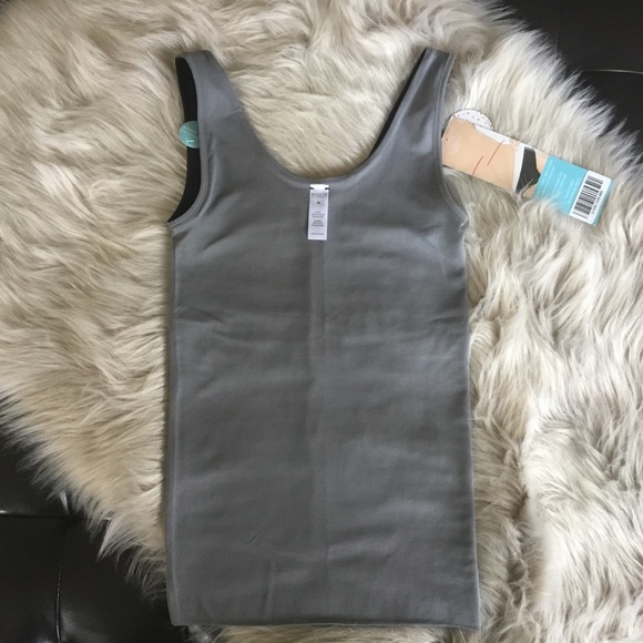 Spanx 4-Way Shaping Tank Top Black/Gray Medium NWT - Picture 6 of 6